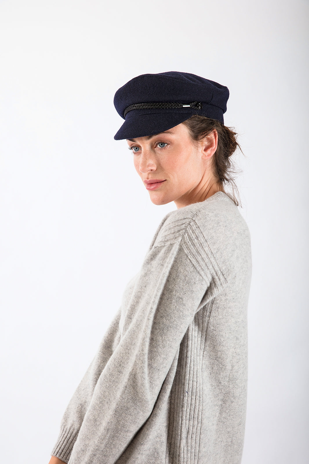 Drop Shoulder Jumper in Grey