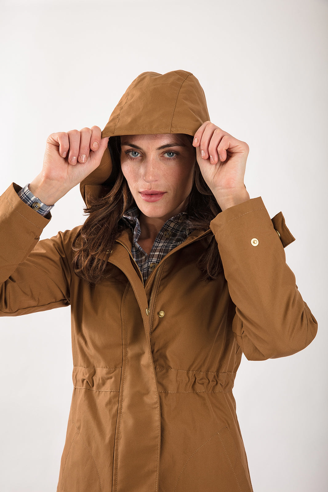 Shell Parka in Camel