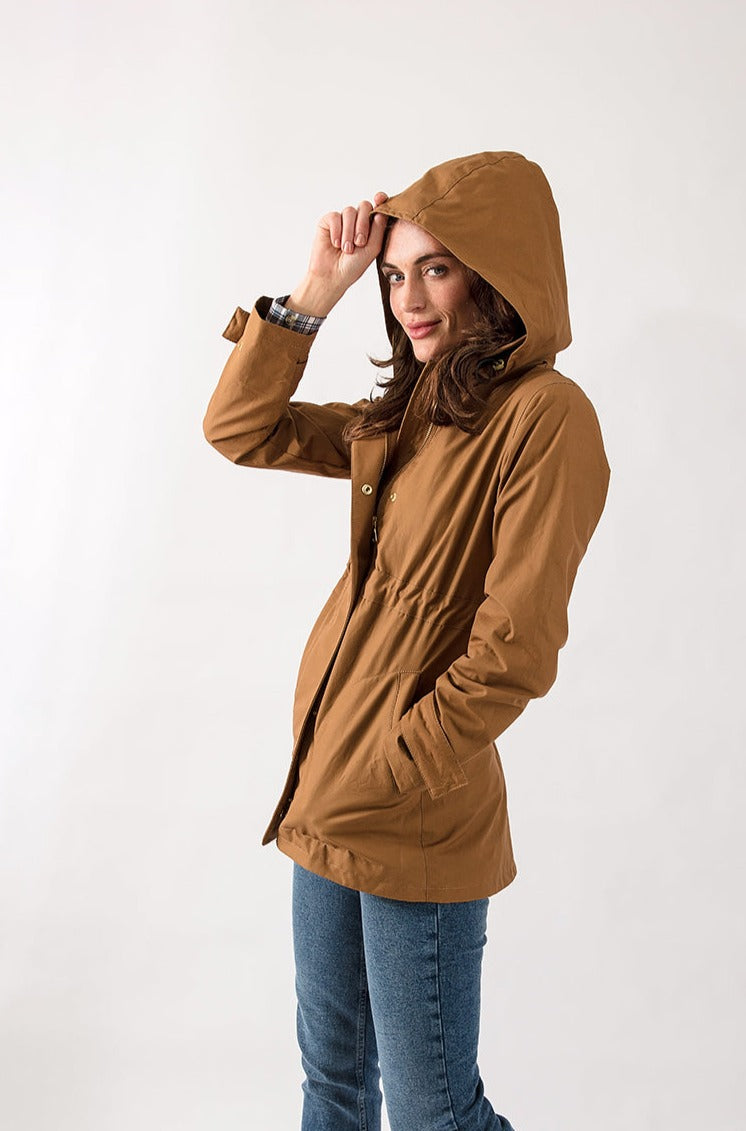 Shell Parka in Camel