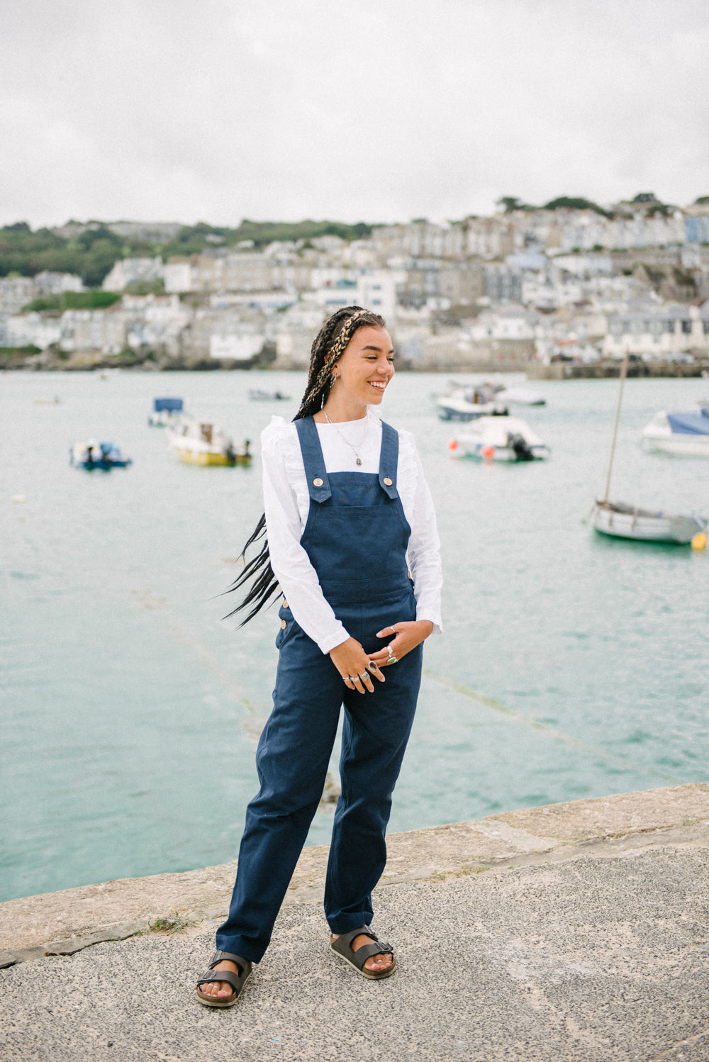 TROY Dungarees in Navy
