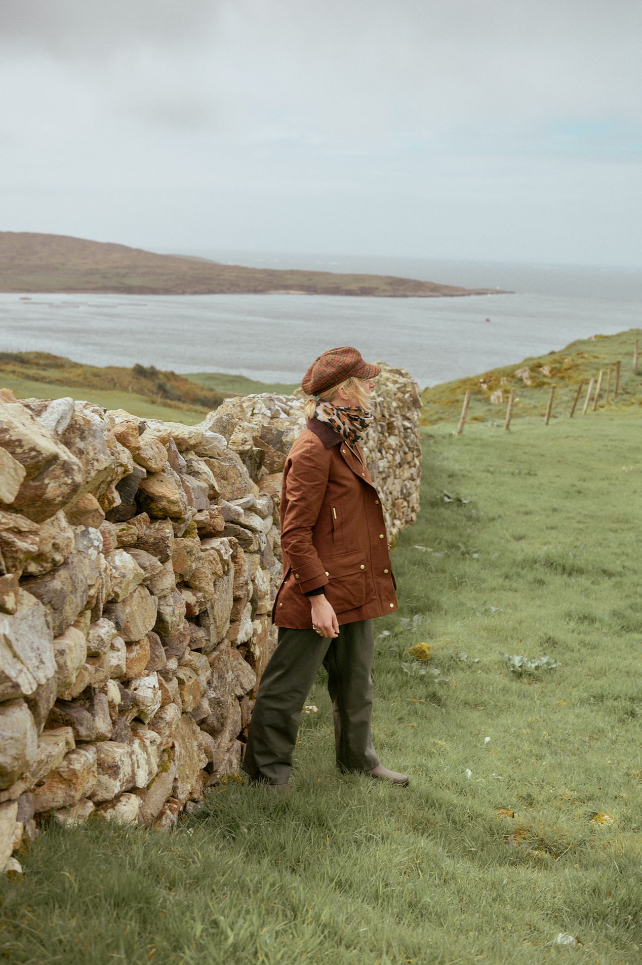 Heathland Coat in Rust