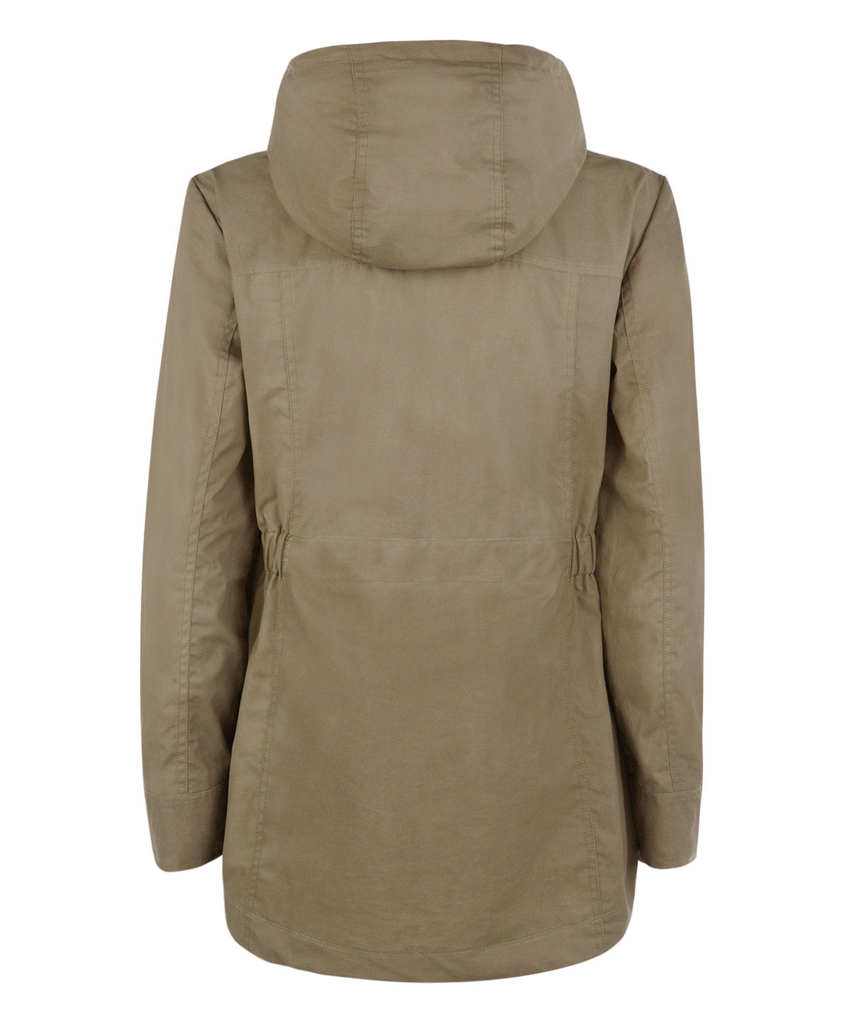 Khaki Green Ladies and Women's Waterproof Wax Jacket or Coat
