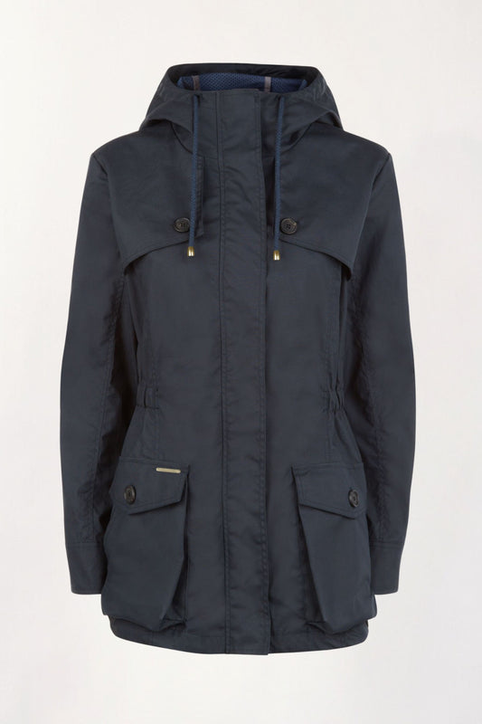 Wax Parka in Navy