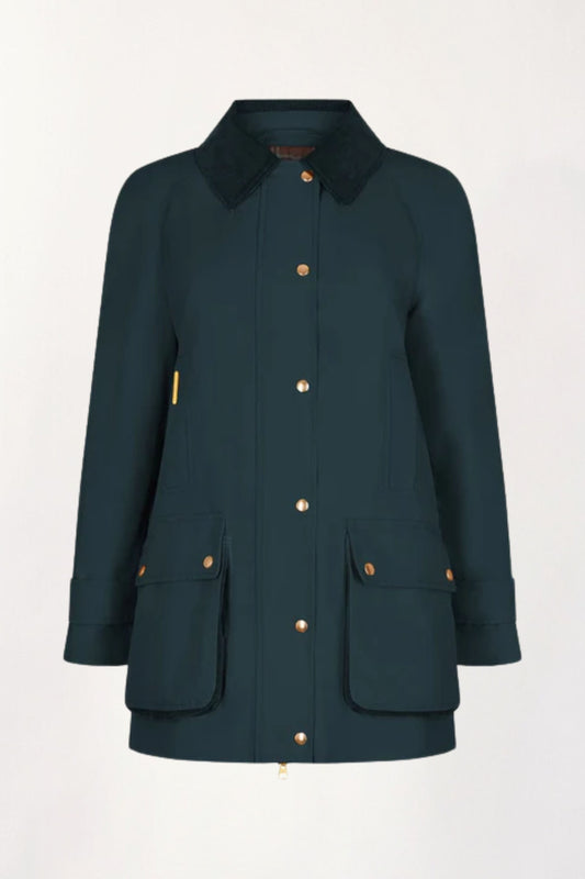 Heathland Barn Coat in Dusk Blue