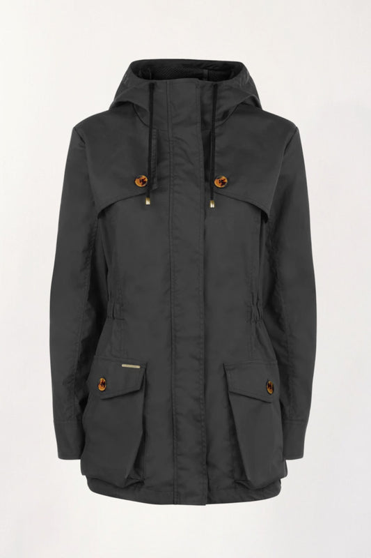 Wax Parka in Black