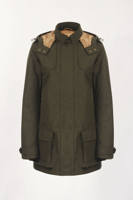 Field Coat in Forest Green