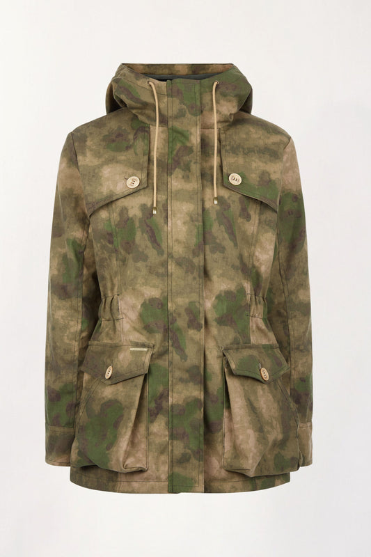 Wax Parka in Camo