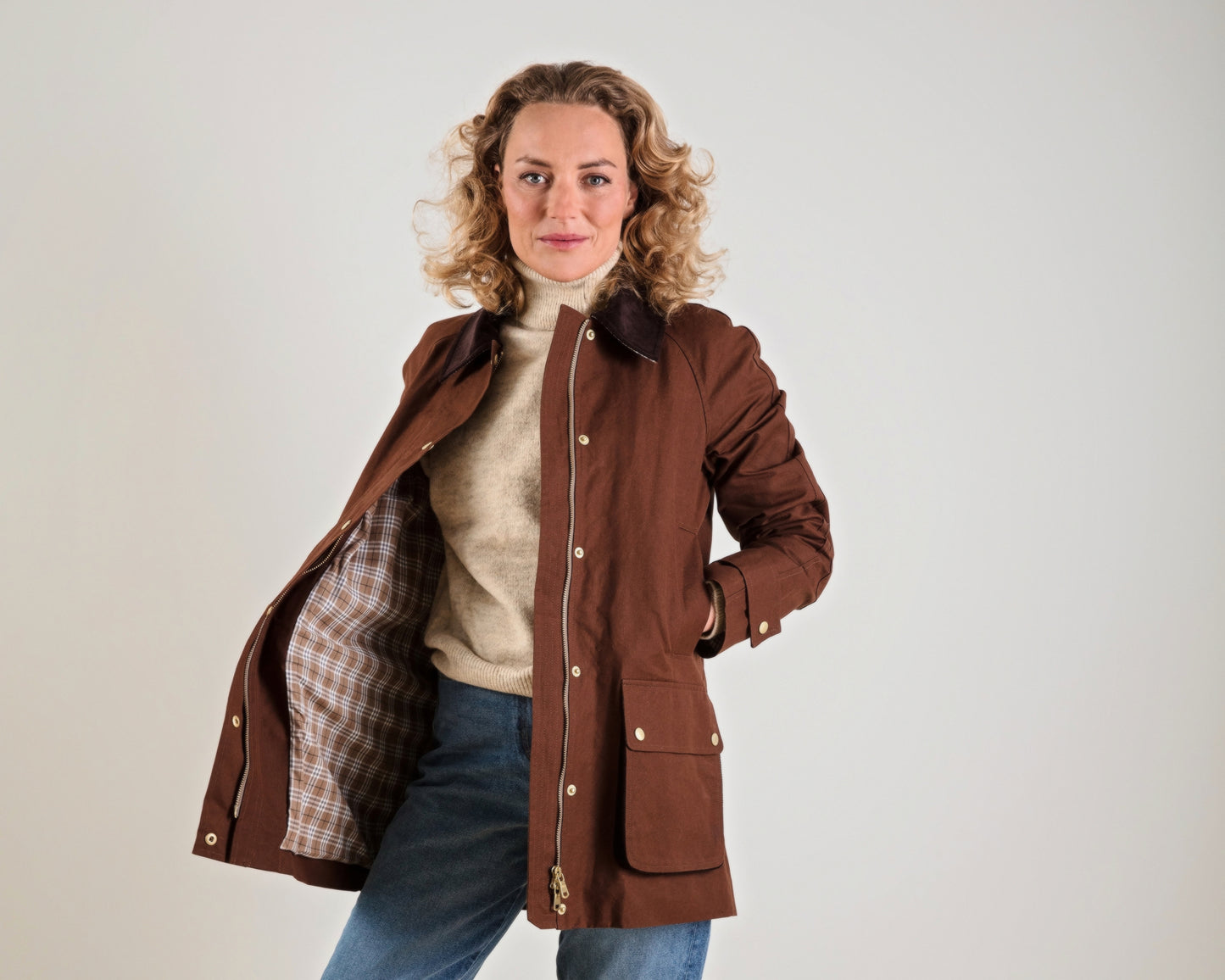 Heathland Coat in Rust