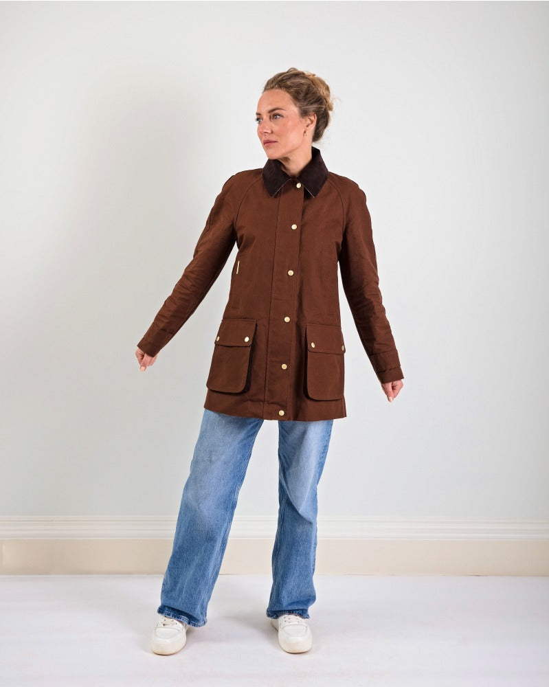 Heathland Coat in Rust