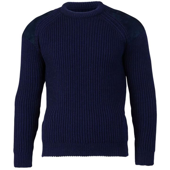 British Lambswool Jumper in Navy