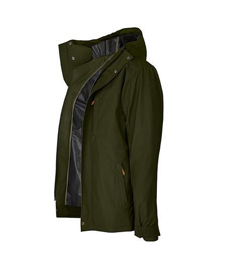 Men's Wax Jacket in Military Green