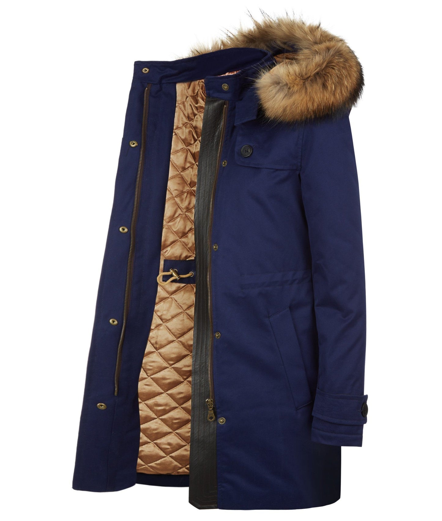TROY Parka in Bright Navy