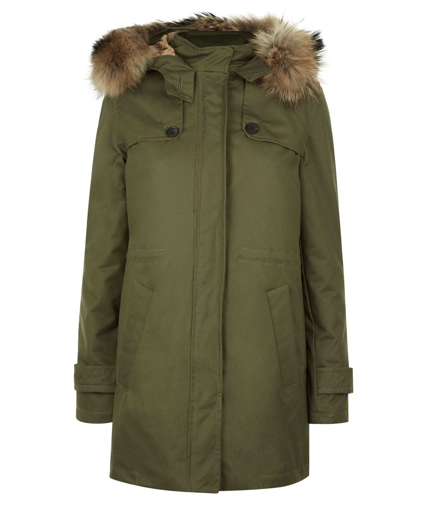 TROY Parka in Military Green