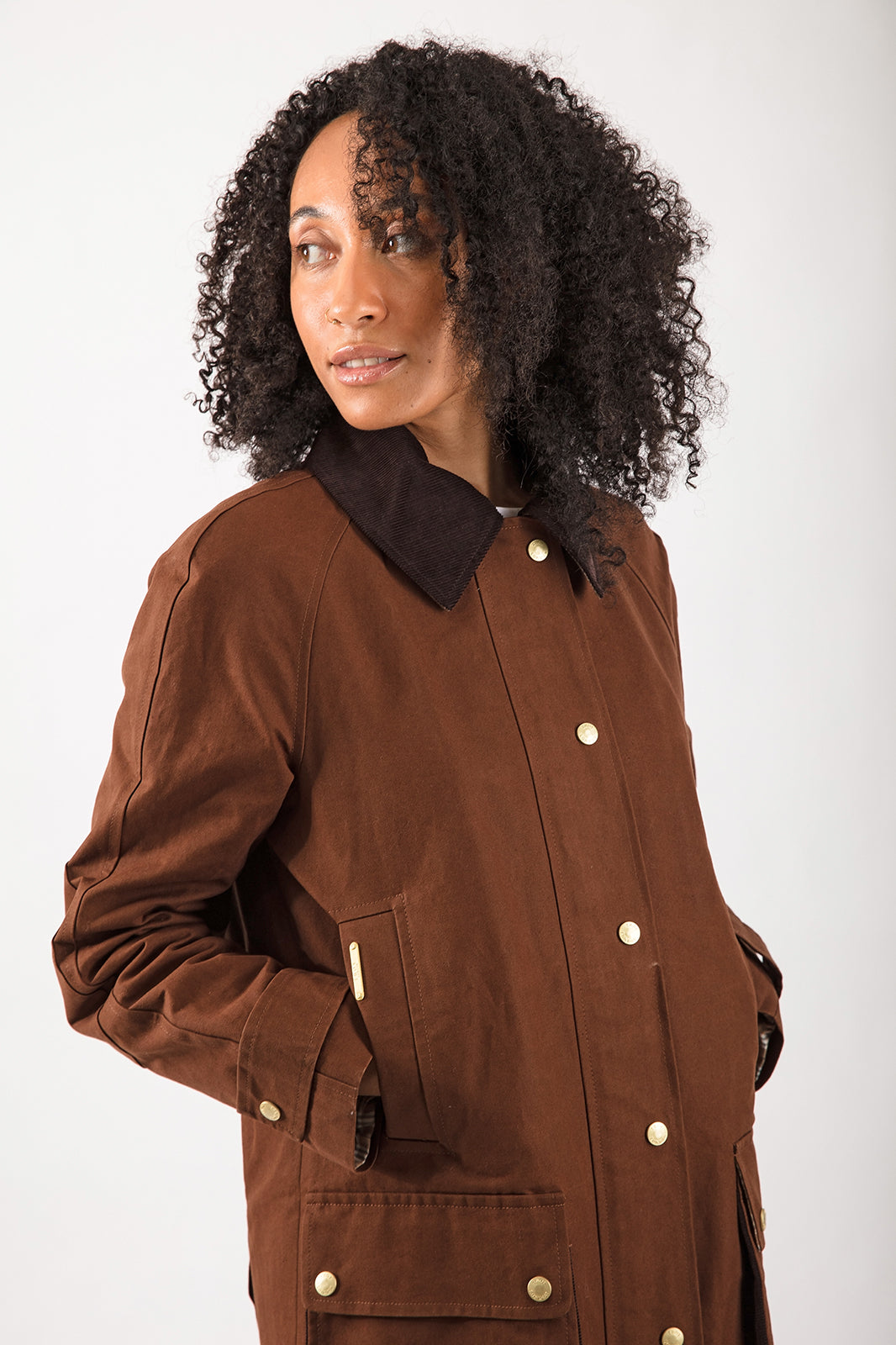 Heathland Coat in Rust
