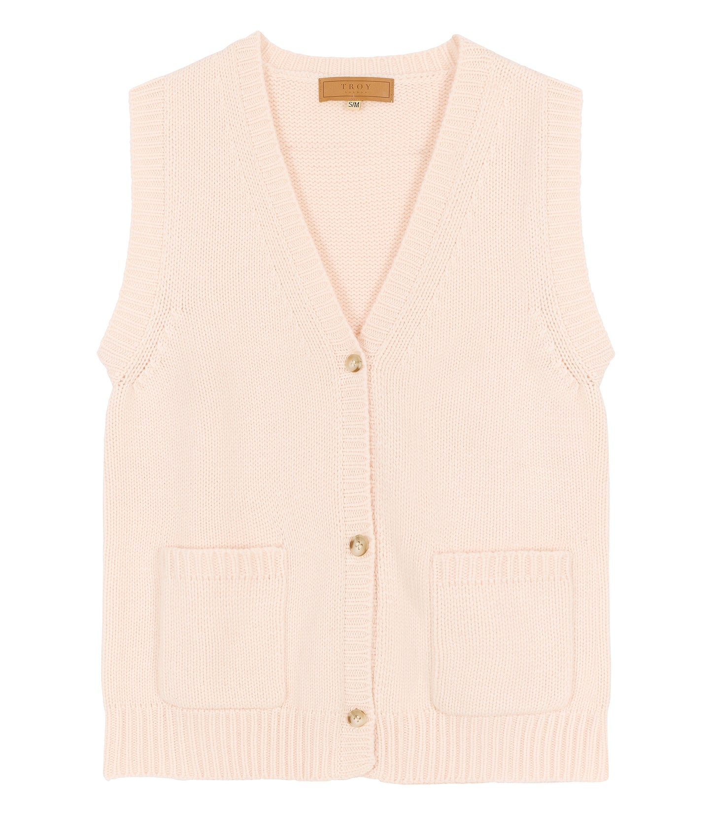 Button-up Tank in Pale Pink