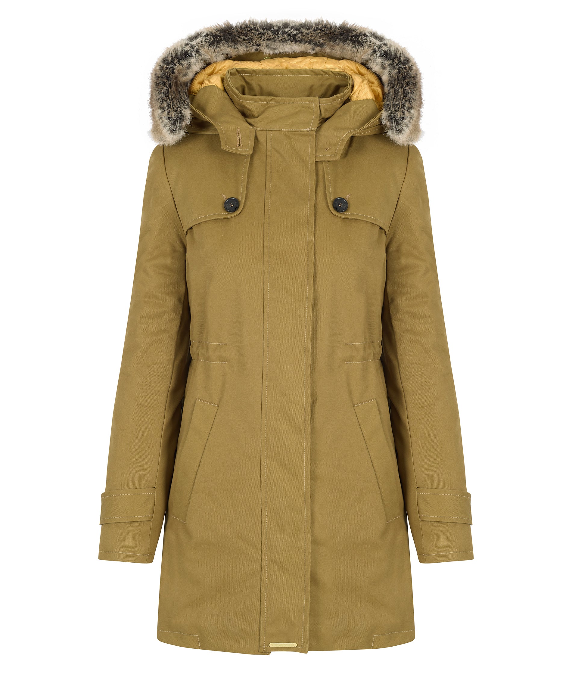 TROY Parka in Khaki TROY London