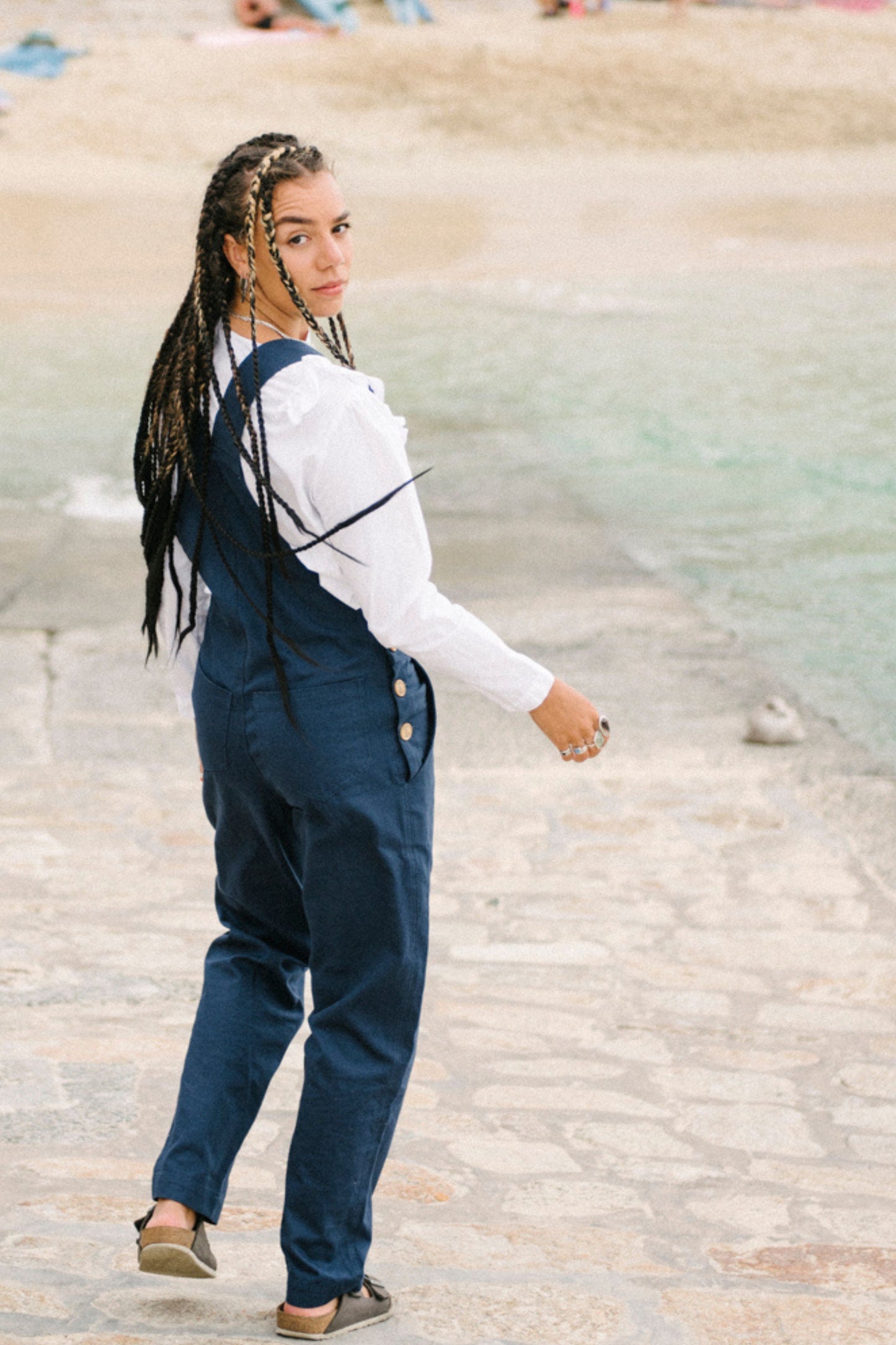 TROY Dungarees in Navy
