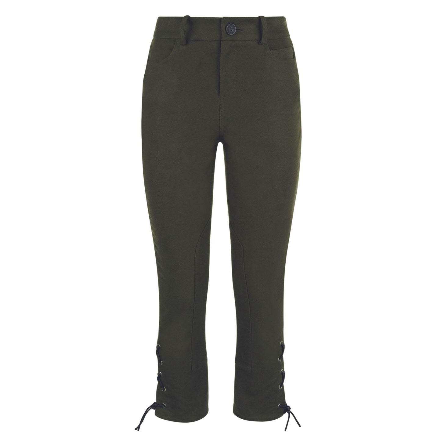 Past Season Lace-up Breeches Olive