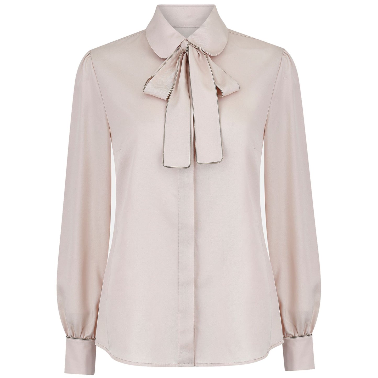 Bowtie Blouse in Blush Pink
