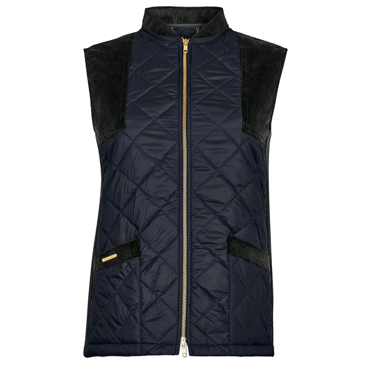 Quilted Gilet in Navy