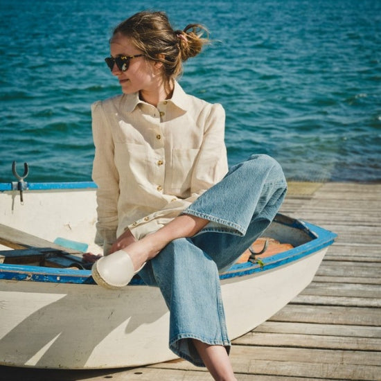 Fine Linen Shirt in Cream