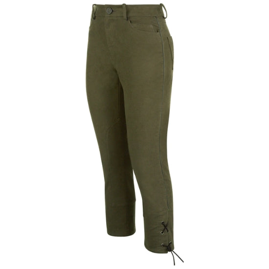 Past Season Lace-up Breeches Olive