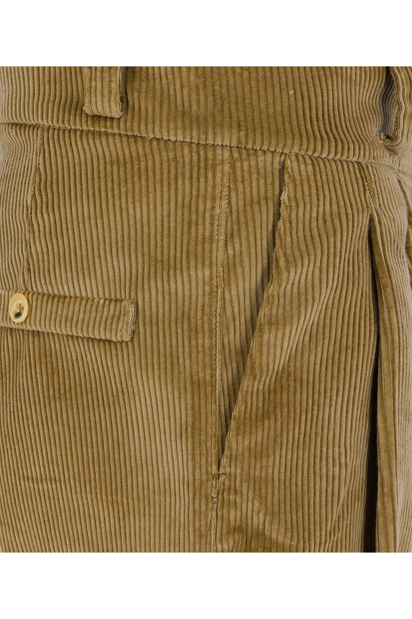 TROY x Callie Coles Gaucho Trousers in Honey Corduroy