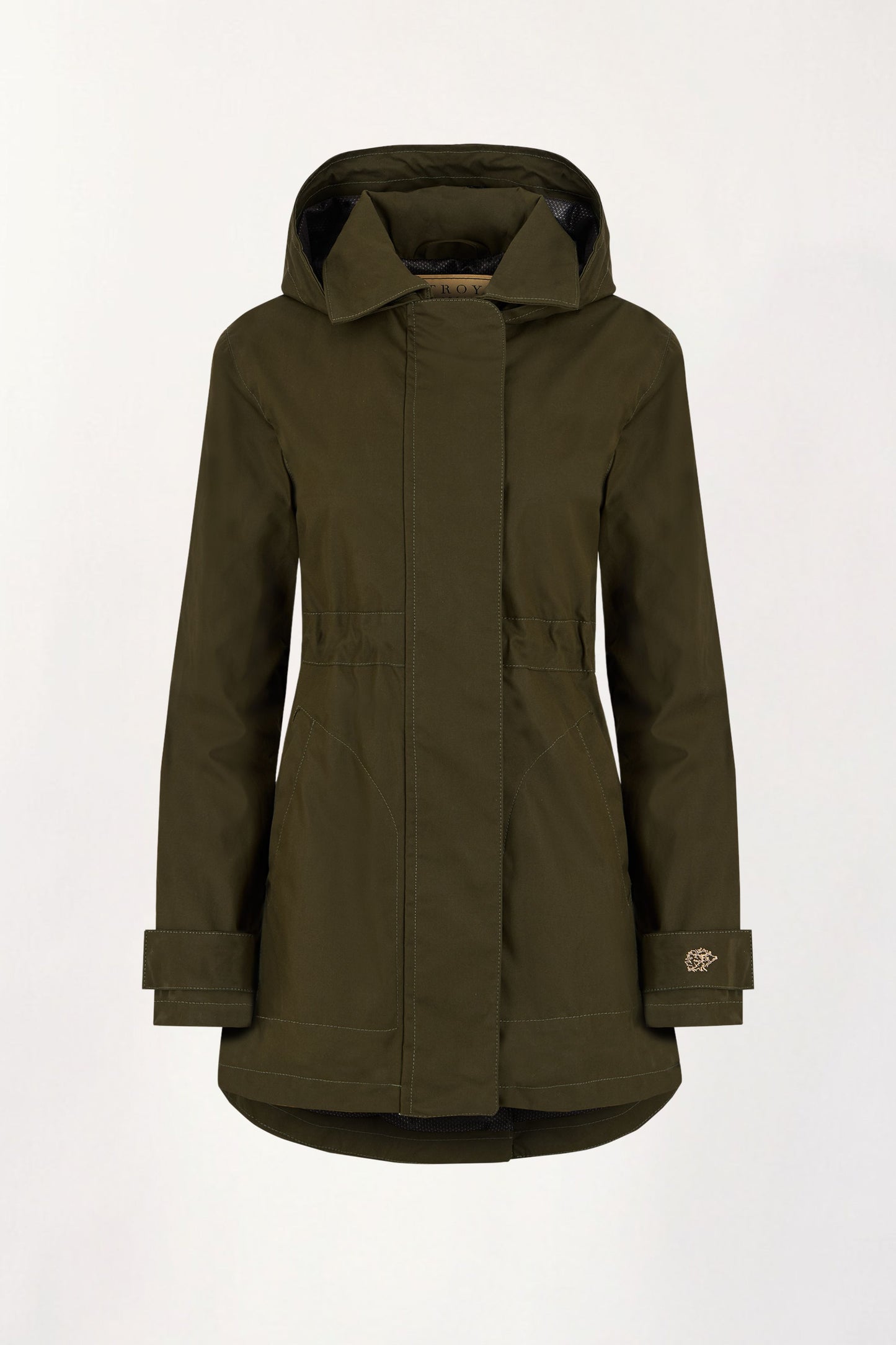 TROY x Callie Coles Limited Edition Shell Parka in Olive