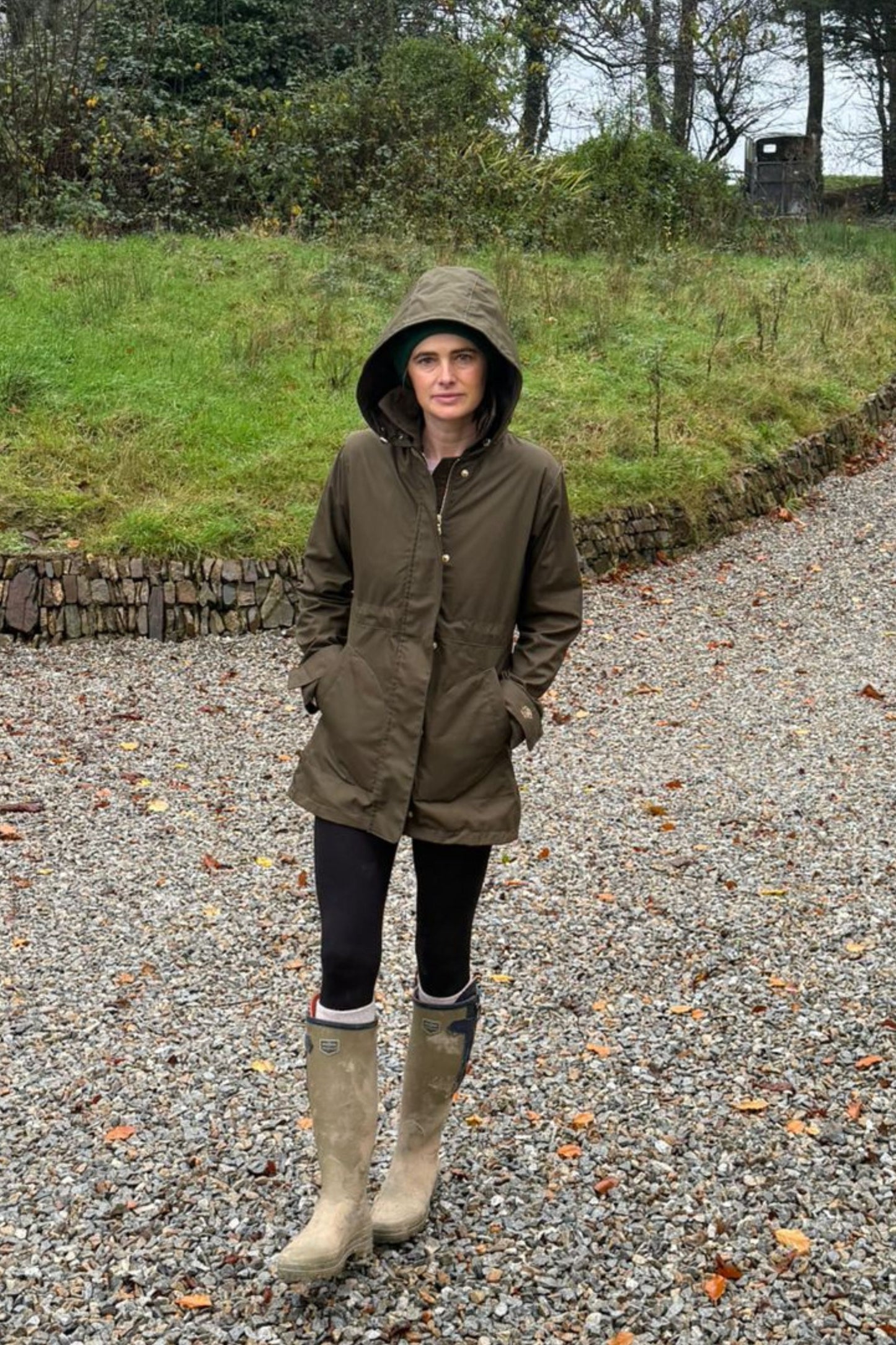 TROY x Callie Coles Limited Edition Shell Parka in Olive