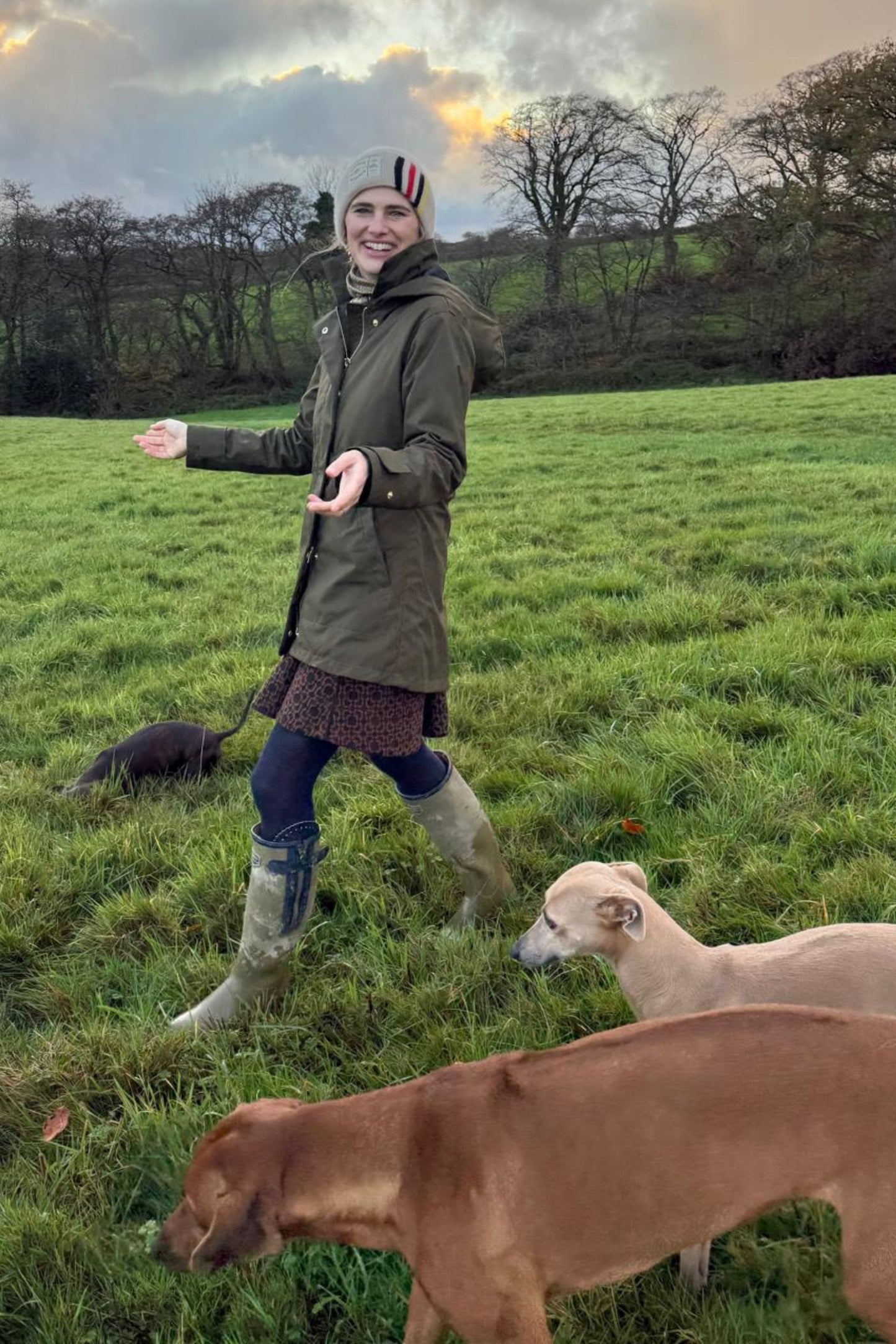 TROY x Callie Coles Limited Edition Shell Parka in Olive