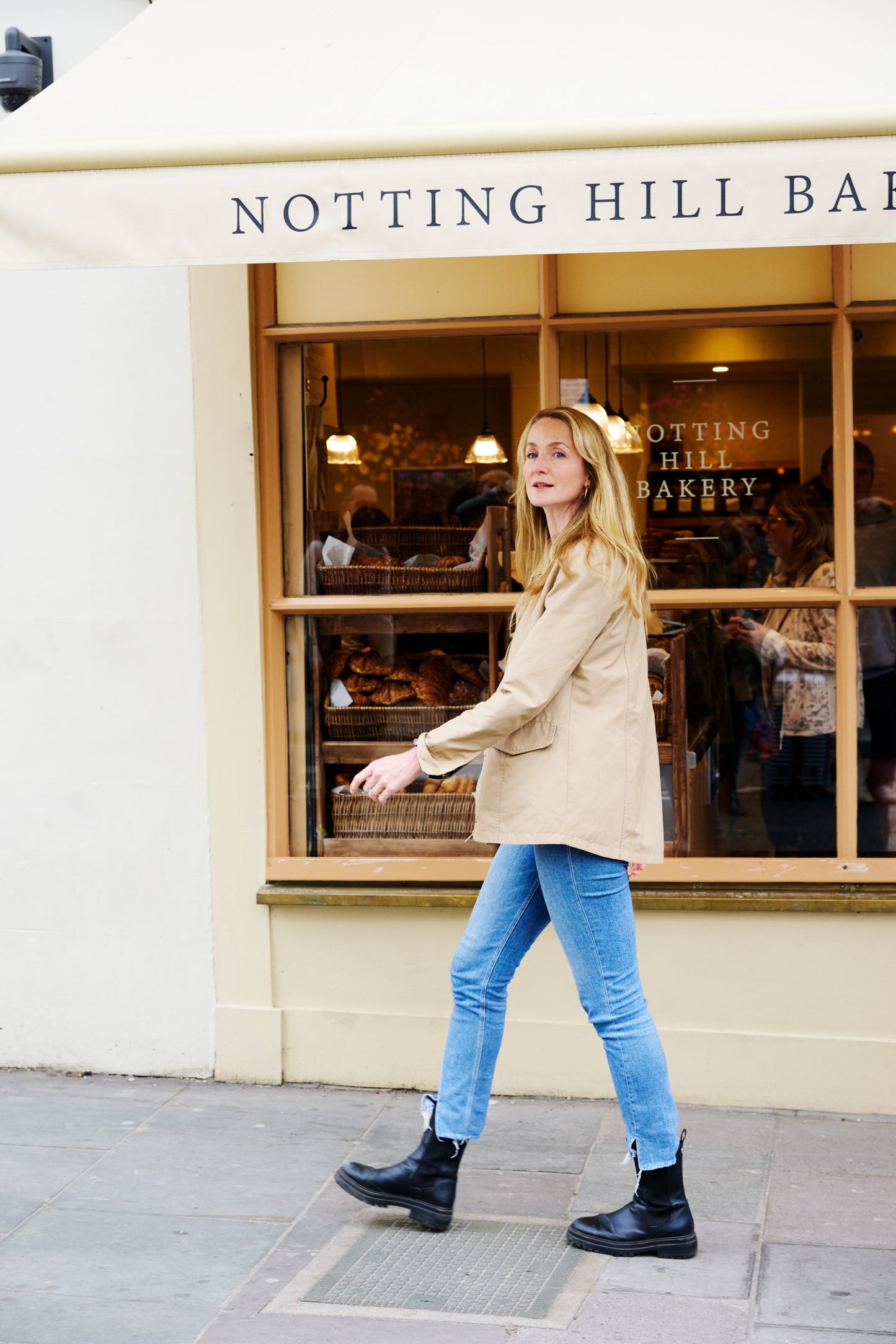 Sundowner Jacket in Sand with Leopard Lining