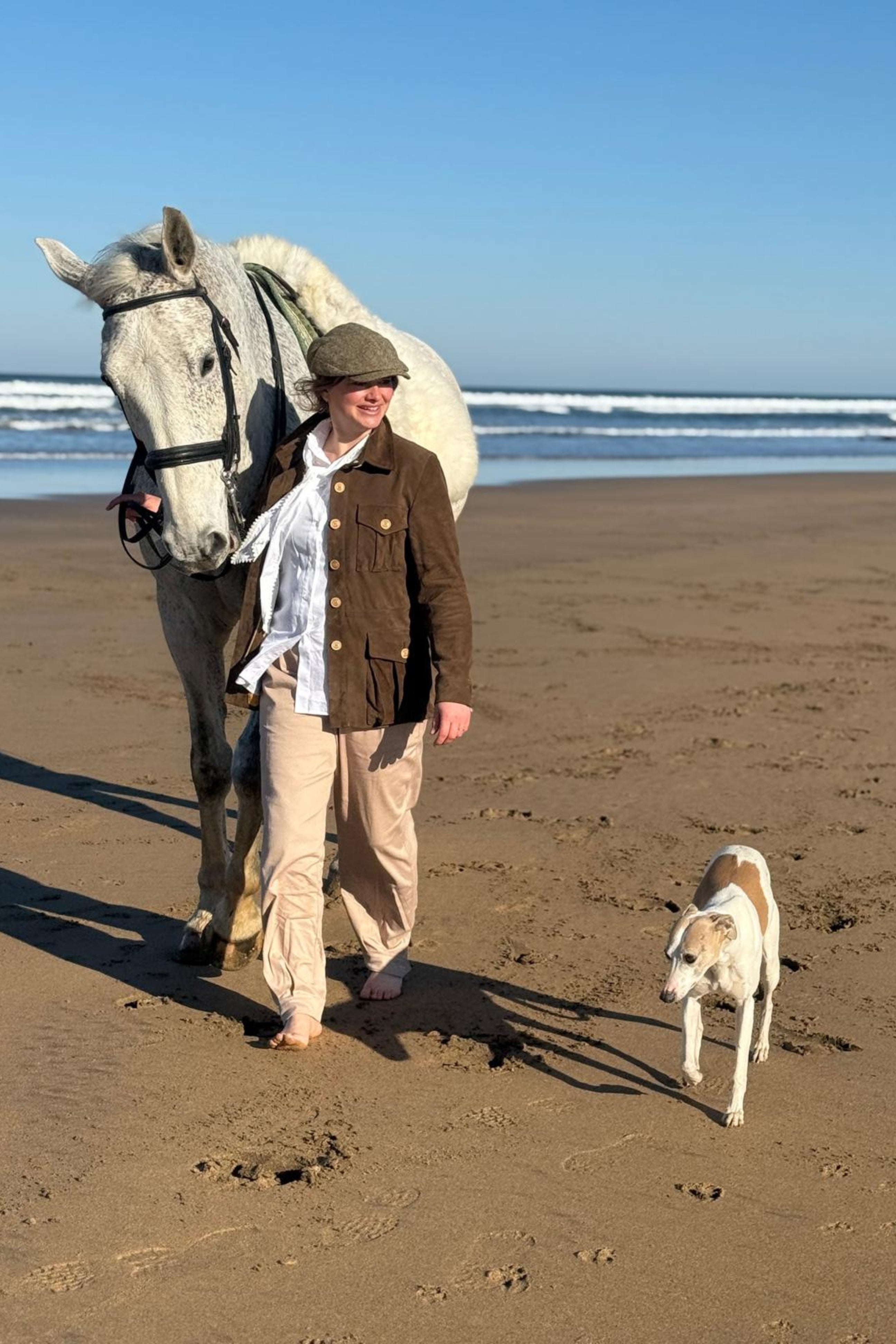 Suede Tracker Jacket in Olive – TROY London