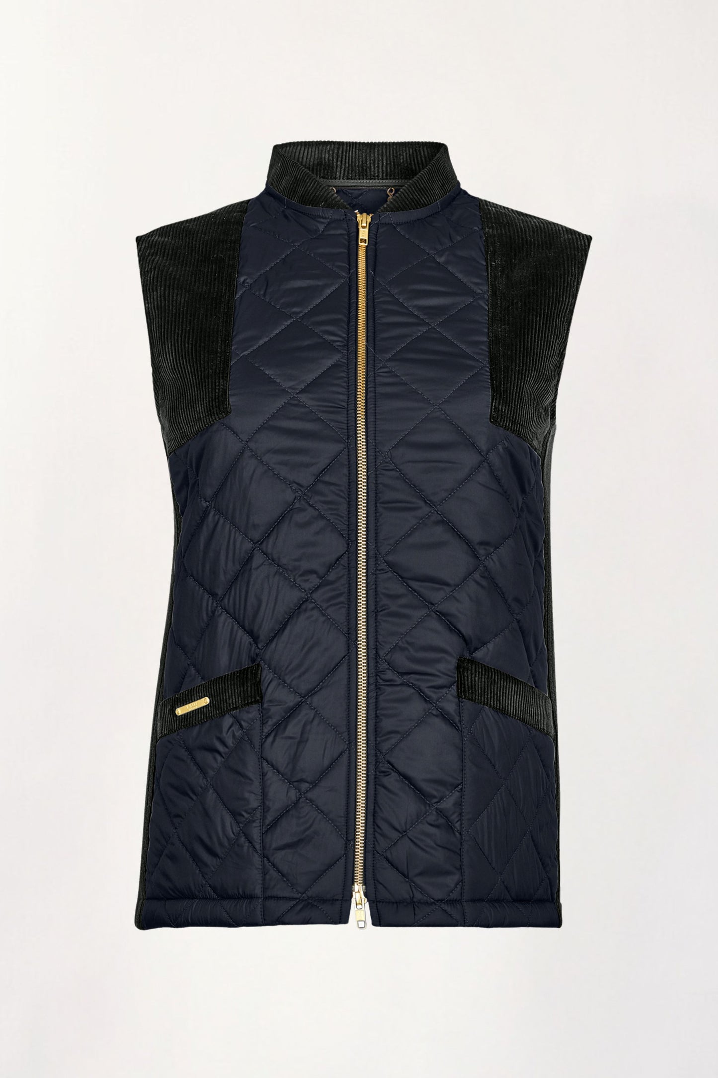 Quilted Gilet in Navy