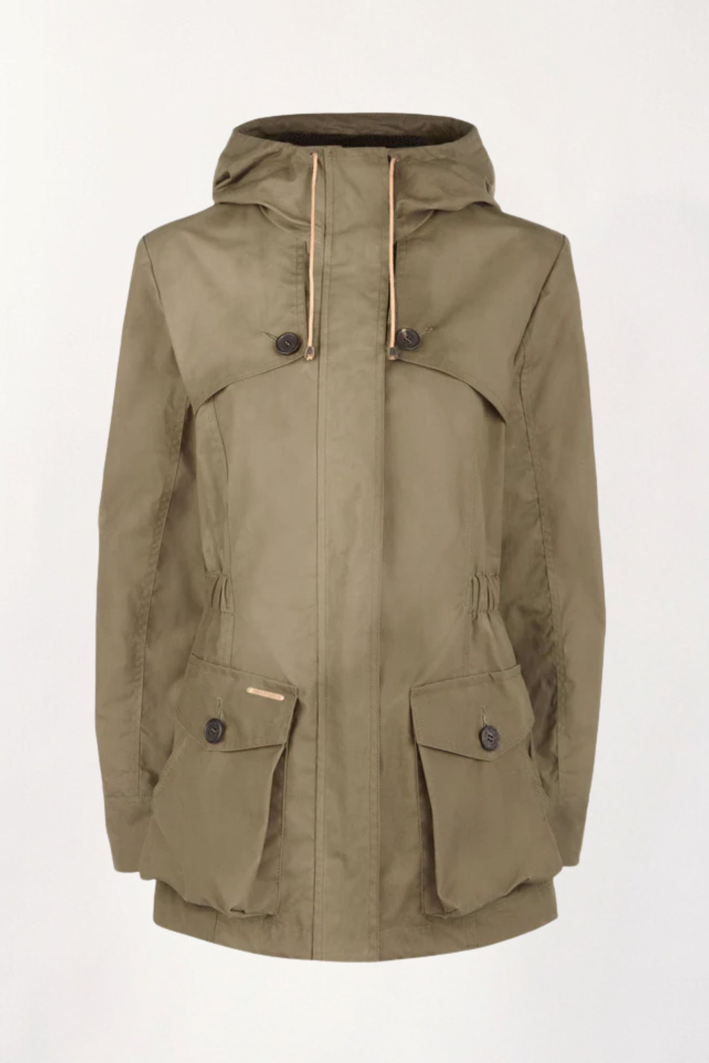 Wax Parka in Khaki