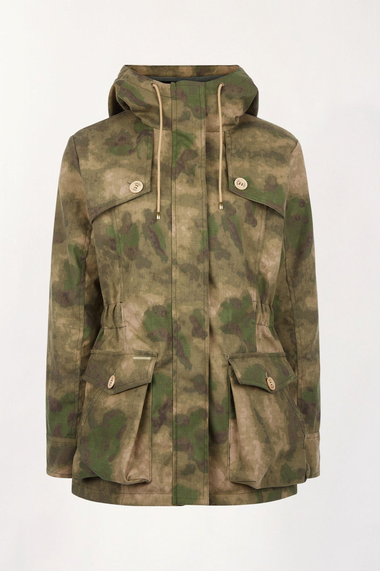 Wax Parka in Camo