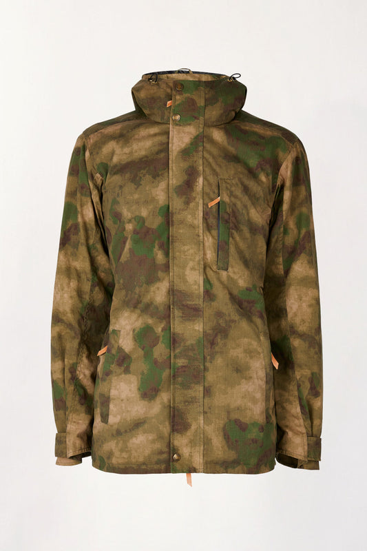 Men's Wax Jacket in Camo