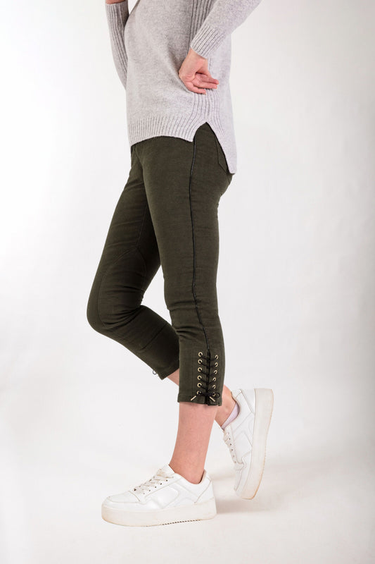 Moleskin Breeches in Forest Green