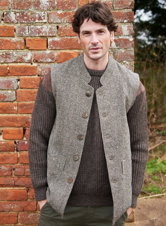 Men's Donegal Tweed Gilet