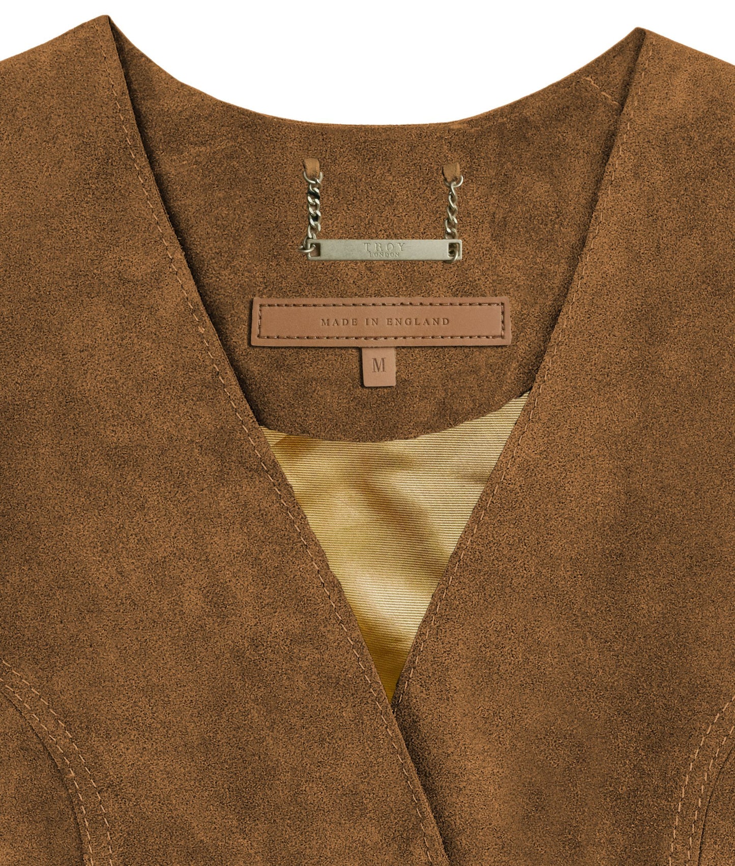 Suede Gilet, Made In Britain