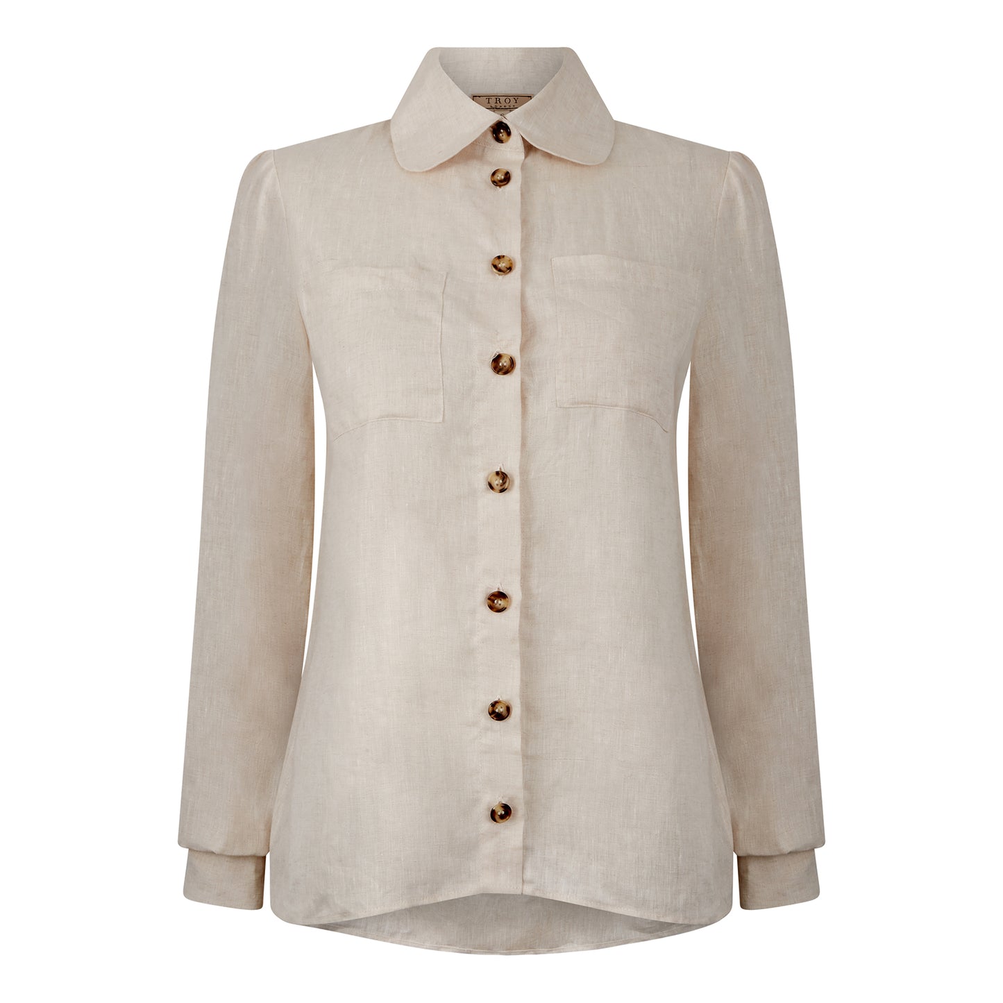 Ladies Luxury Linen Shirt, Linen Blouse, Made in Britain, British Country Clothing