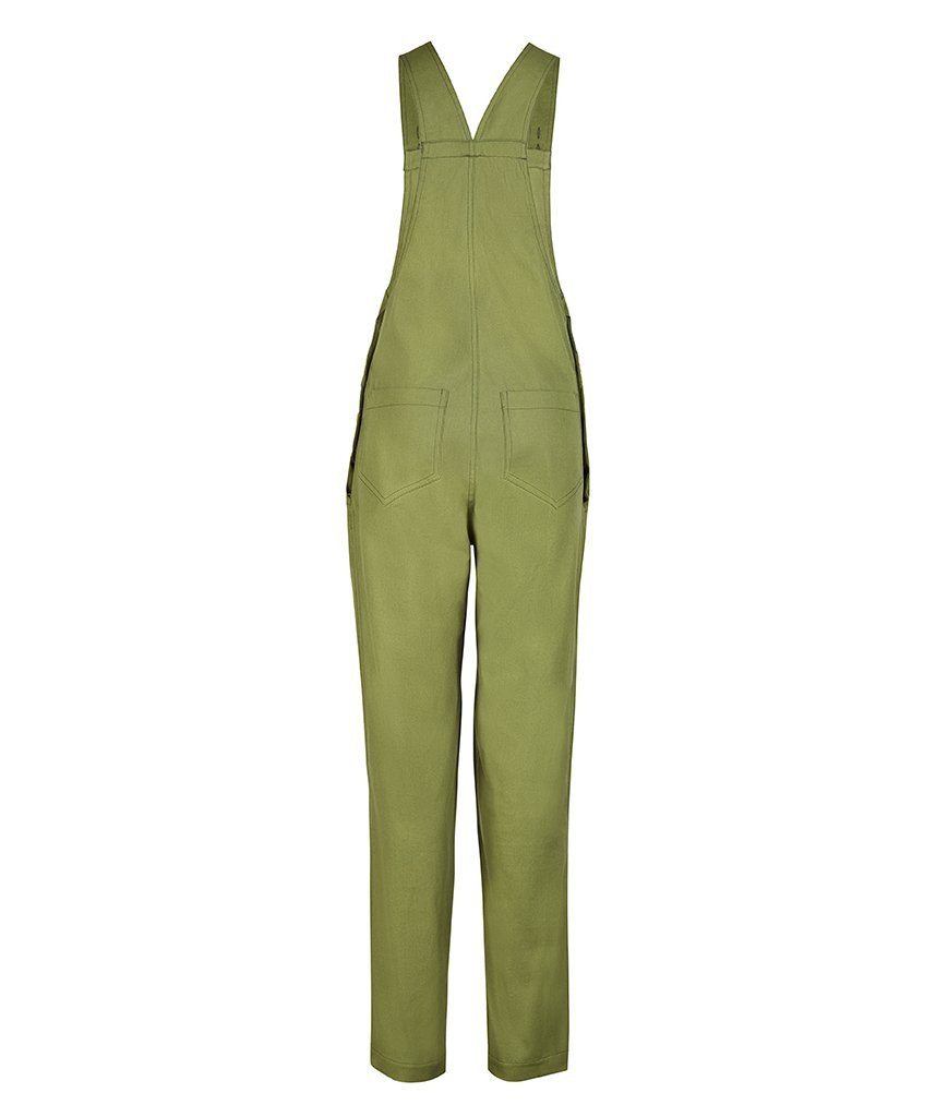 TROY Dungarees in Fern