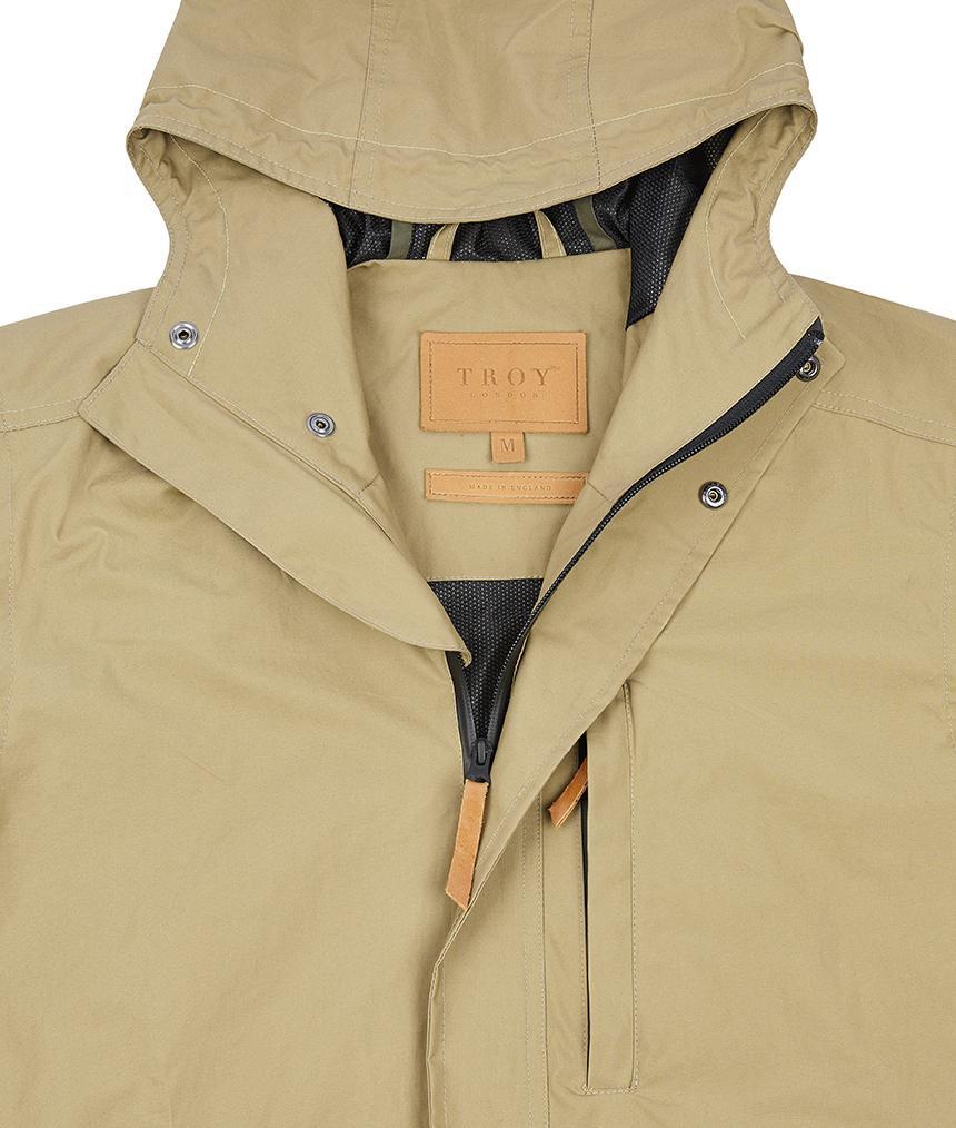 Men's Wax Jacket in Khaki Green