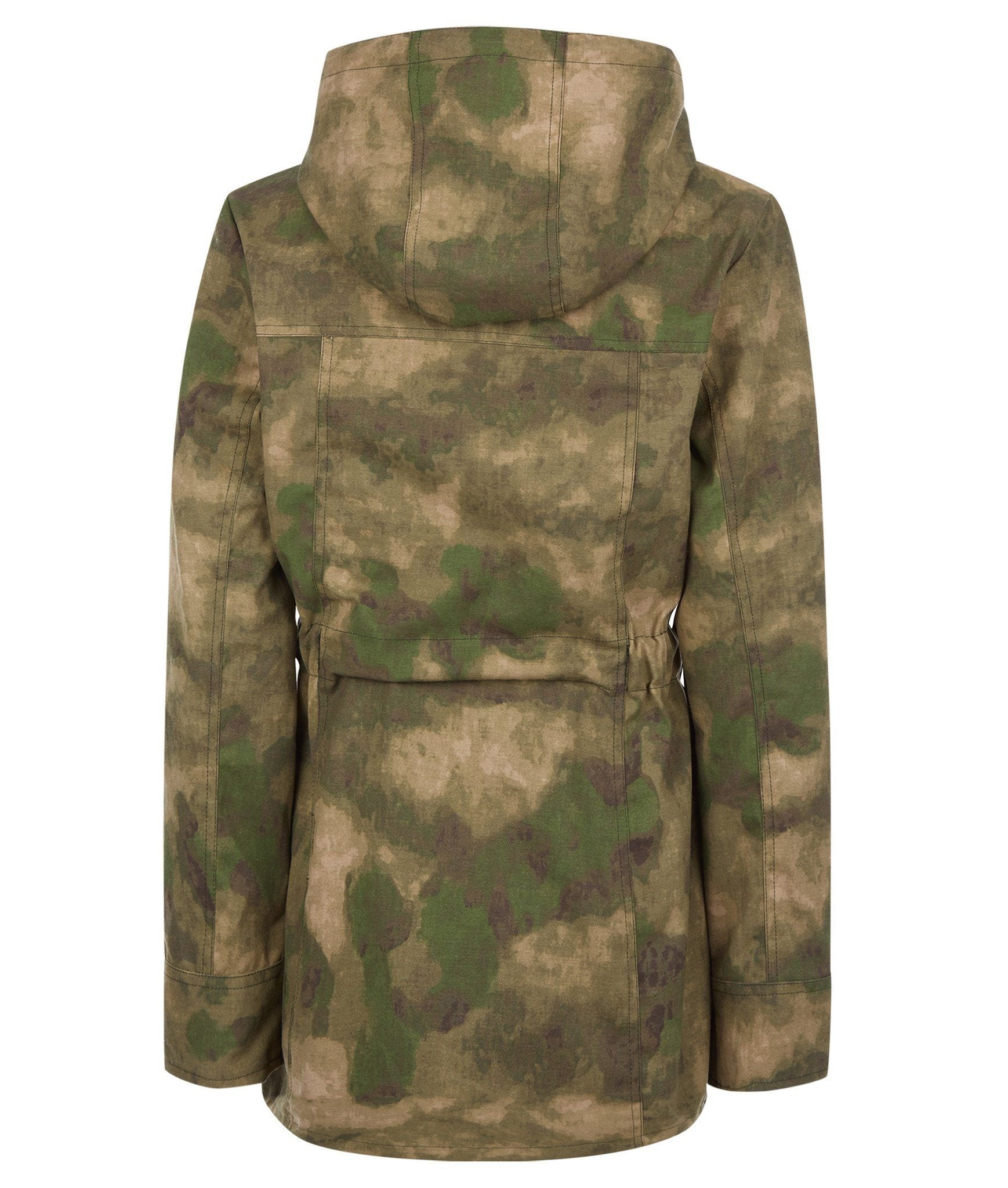 British Made Ladies Wax Jacket or coat in Camo