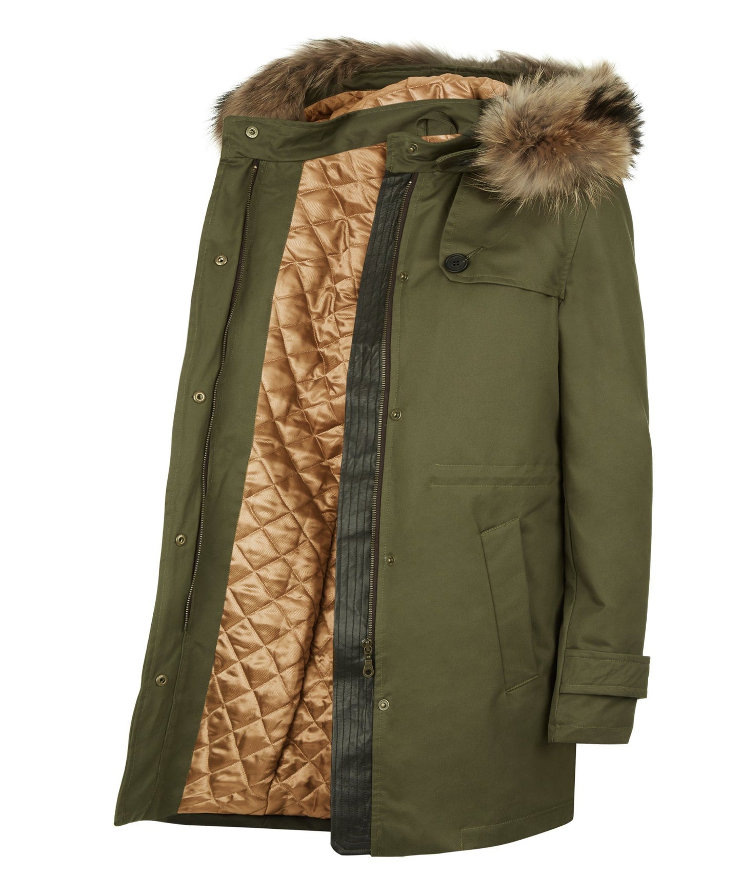 TROY Parka in Military Green