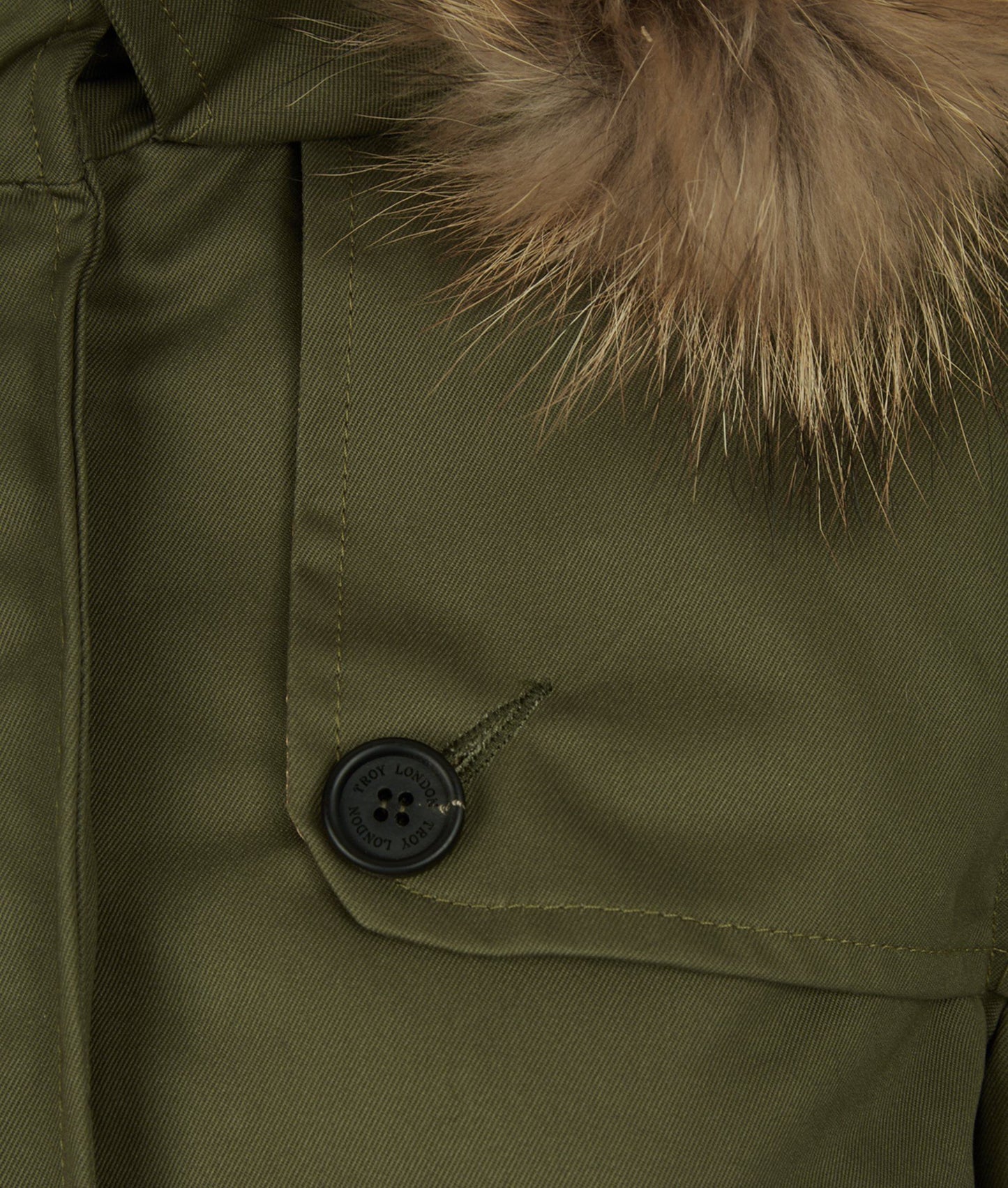 TROY Parka in Military Green