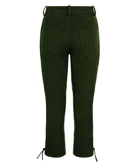 Moleskin Breeches in Forest Green